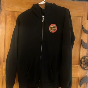 Santa Cruz Zip Up Hoodie